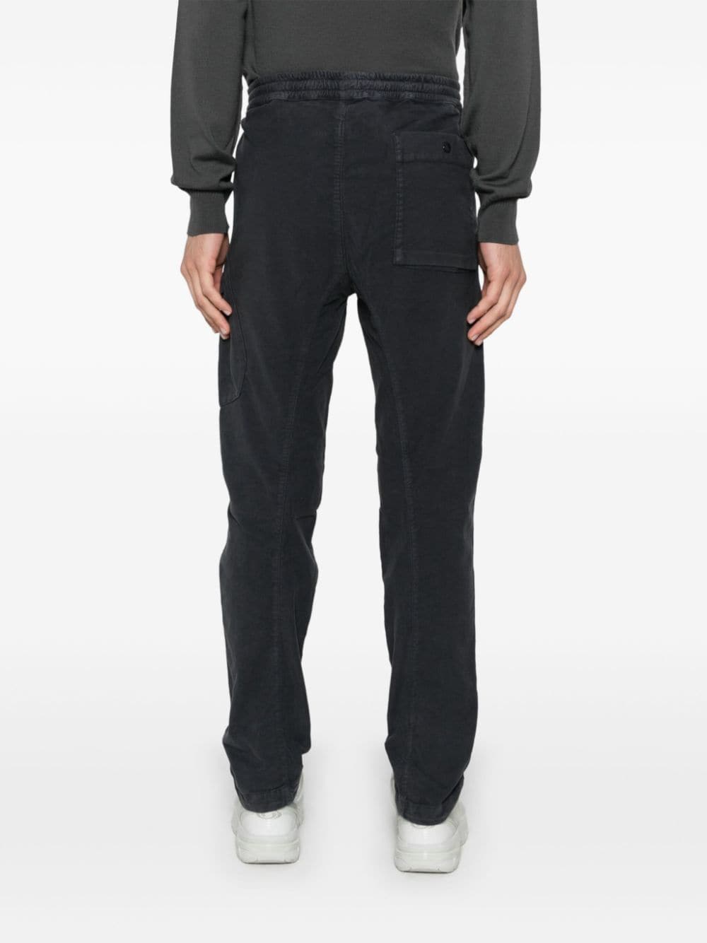 Shop C.p. Company Lens-detail Cargo Pants In Black