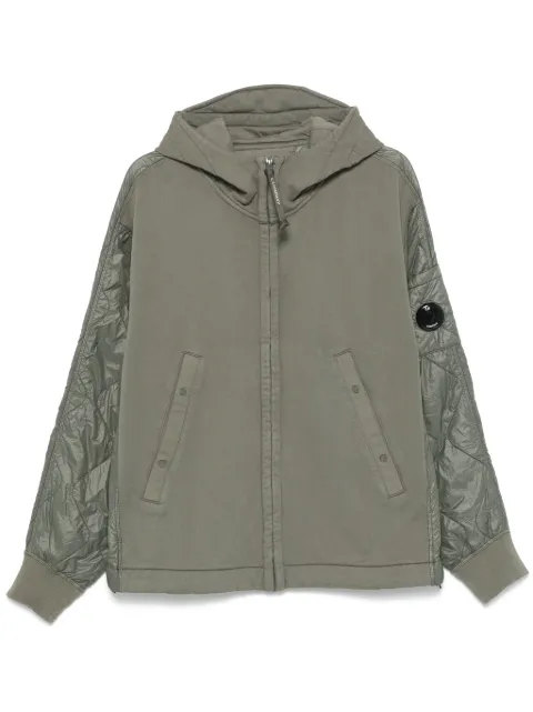 C.P. Company panelled hooded jacket