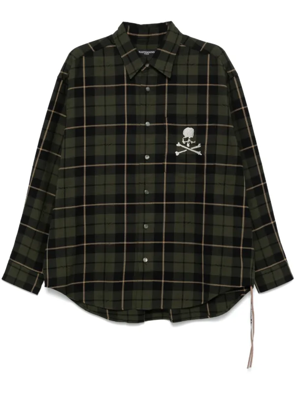 mastermind Japan パイル地ネルチェックシャツ