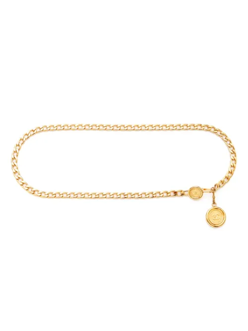 Ceinture en chaîne à médaillon (années 1970) - CHANEL Pre-Owned - Modalova