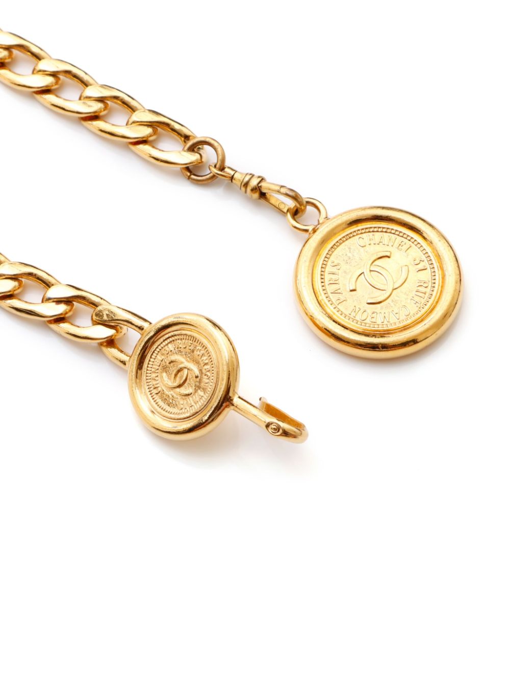 CHANEL 1970s Medallion chain belt Women