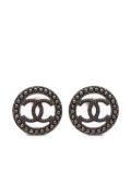 CHANEL Pre-Owned 2017 CC earrings - Silver