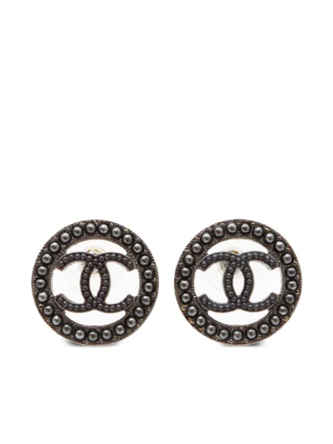 CHANEL Pre-Owned 2017 CC earrings
