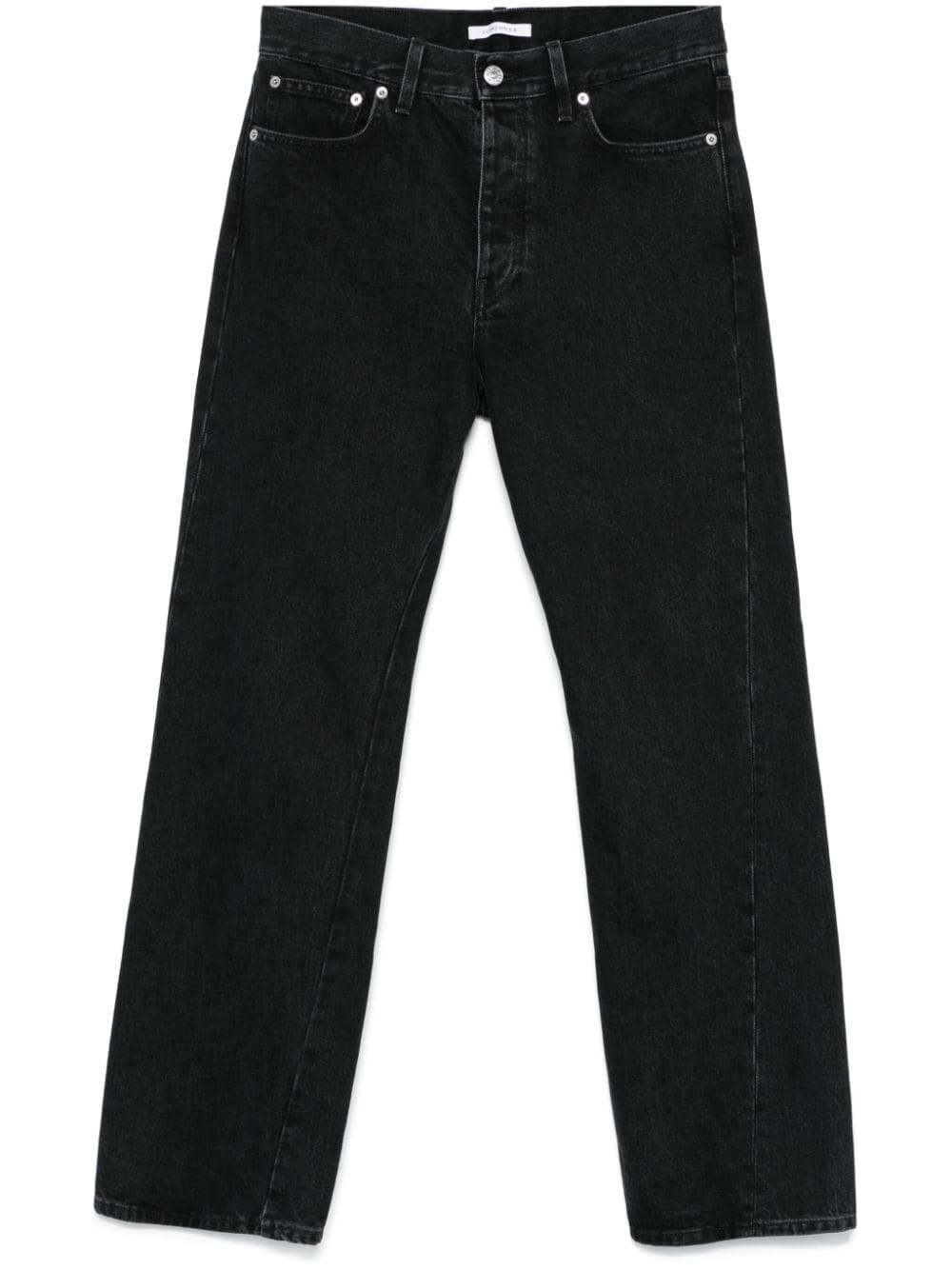 Shop Sunflower Straight Twist Jeans In Schwarz