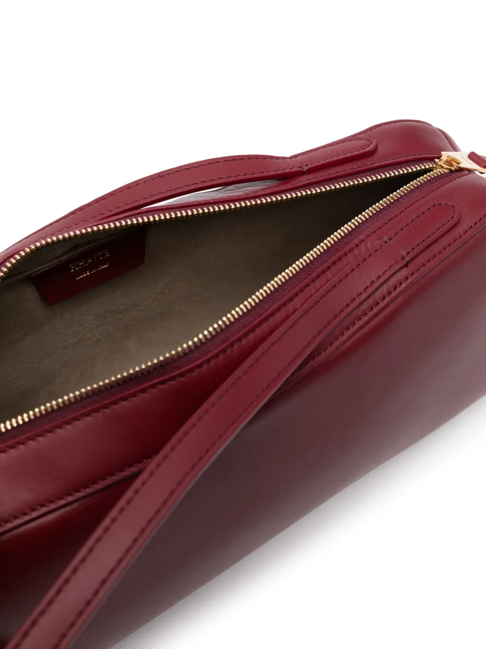 Khaite Mini Smooth Leather Shoulder Handbag In Red