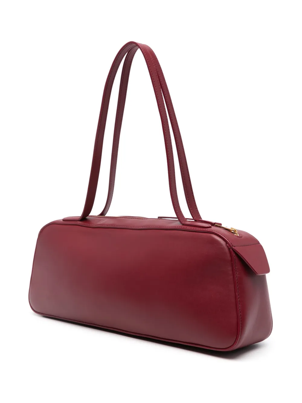 Khaite Mini Smooth Leather Shoulder Handbag In Red