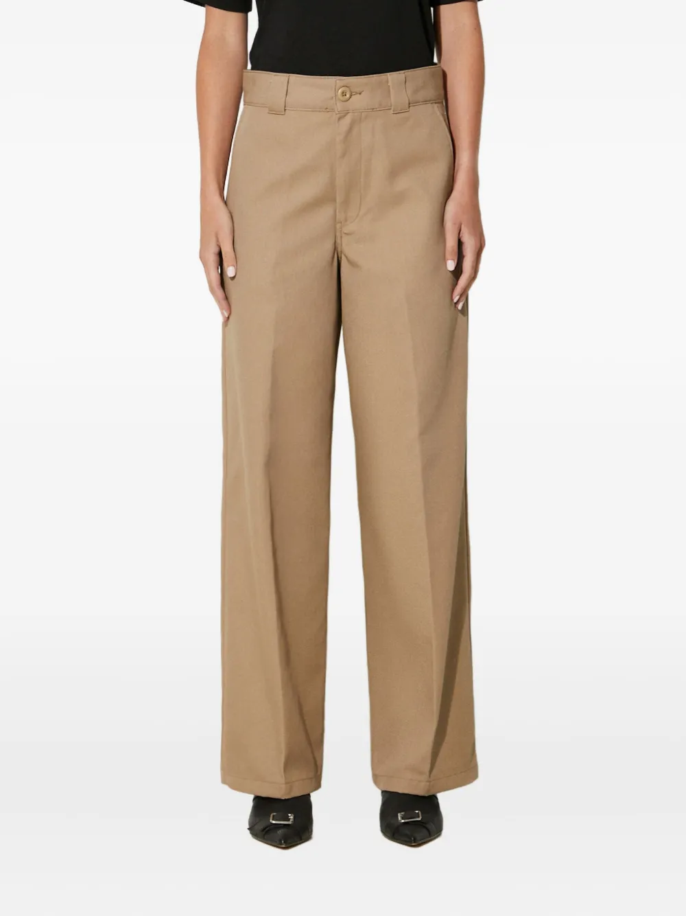 Carhartt WIP logo-patch Trousers | Neutrals | Image 1