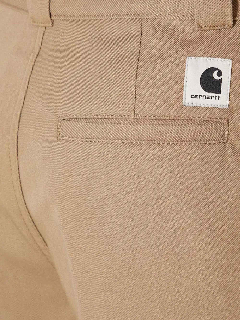 Carhartt Logo-patch Trousers In Neutral