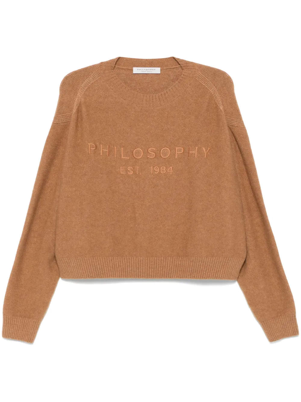 Philosophy Di Lorenzo Serafini logo-embroidered sweater - Brown