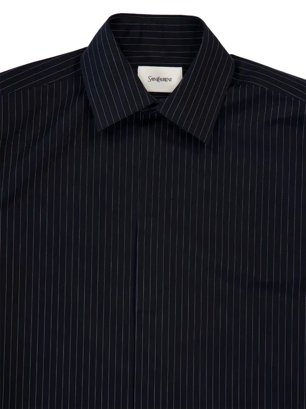 Saint Laurent Striped Shirt - White/black