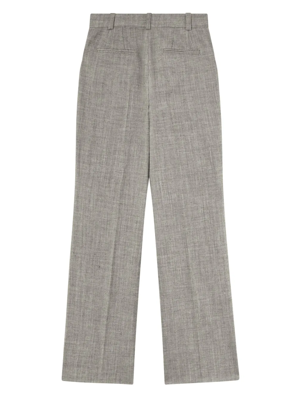 Pinko Straight Trousers In Frescolana With Pockets In Brown