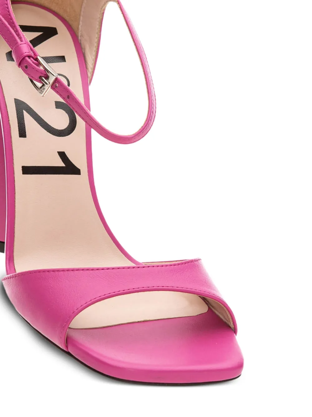 Nº21 Sandalen met verfraaide hak Roze