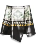 sacai sequinned mini skirt - Black