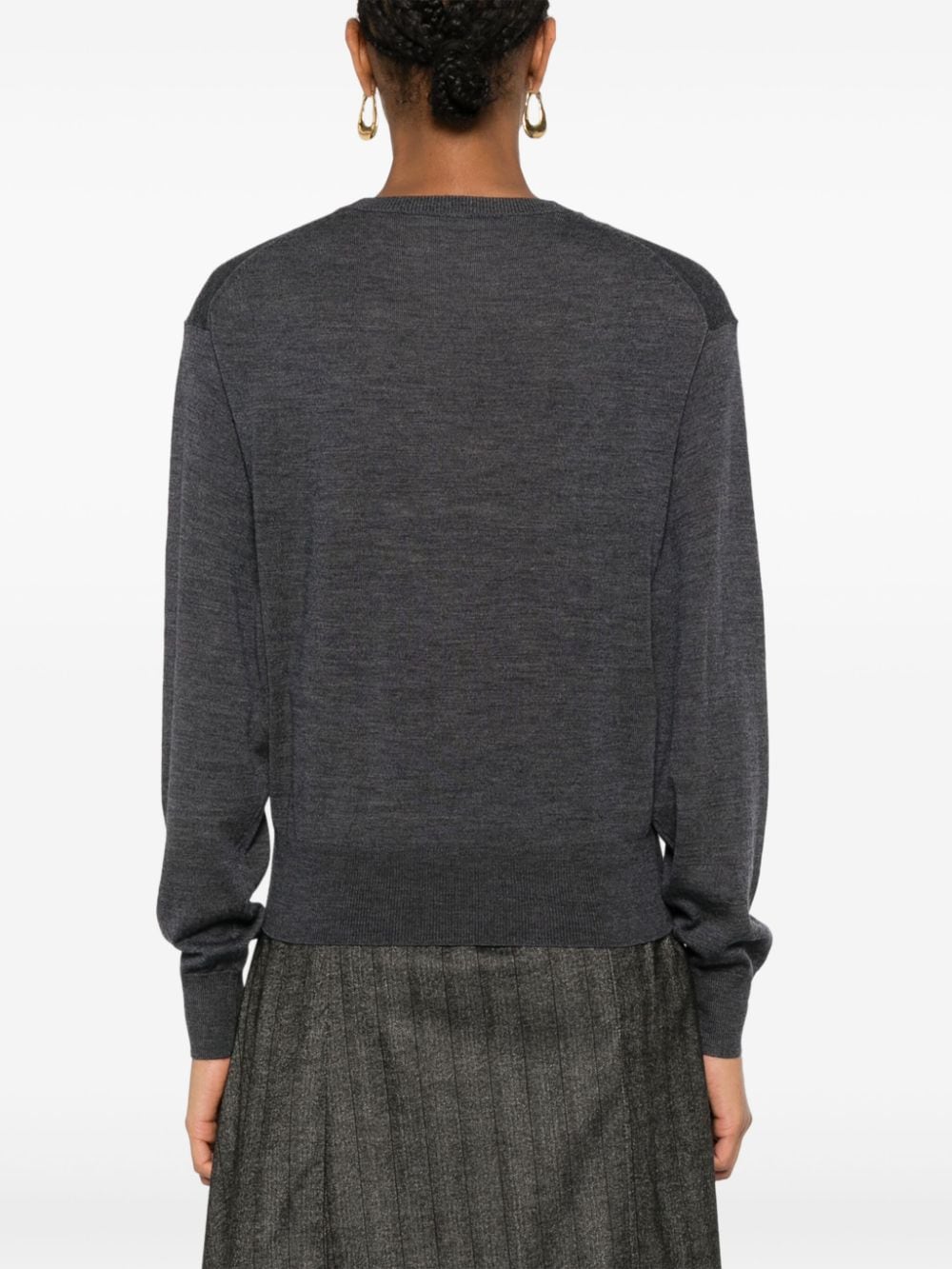 Shop By Malene Birger Mantea Sweater In Grey