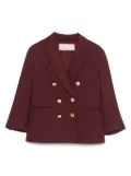 Elisabetta Franchi La Mia Bambina double-breasted blazer - Red