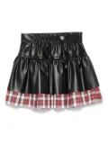 Monnalisa faux-leather skirt - Black