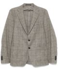 Tagliatore plaid blazer - Grey