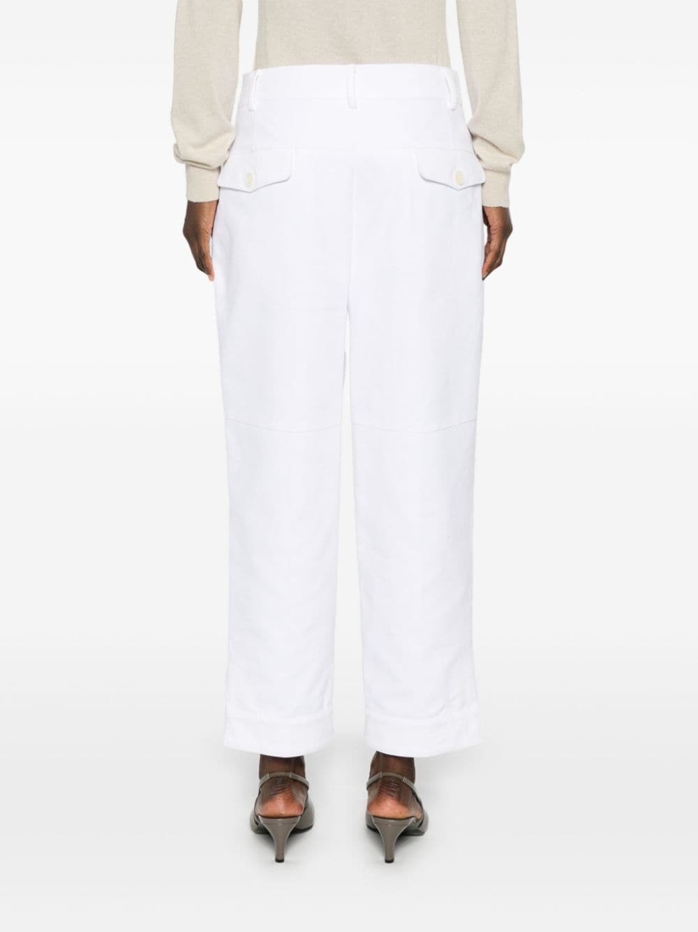 Shop Jejia John Trousers In White