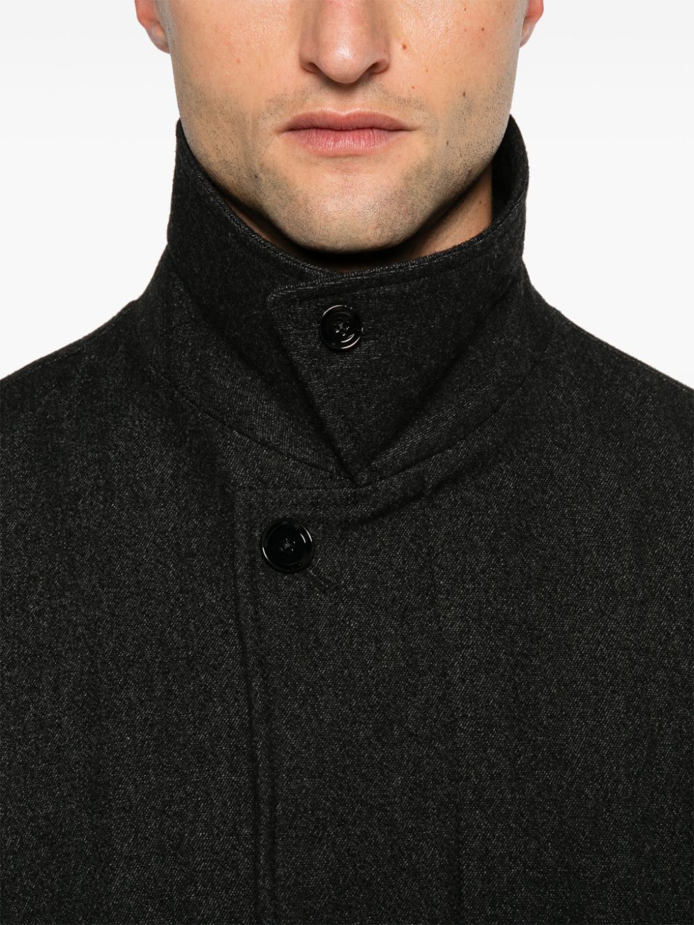 Affordable authentic goods Tagliatore melange-effect coat Men