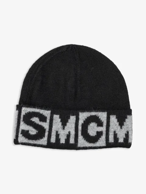 Stella McCartney Kids intarsia-knit logo beanie
