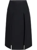 KHAITE Kidd midi skirt - Black