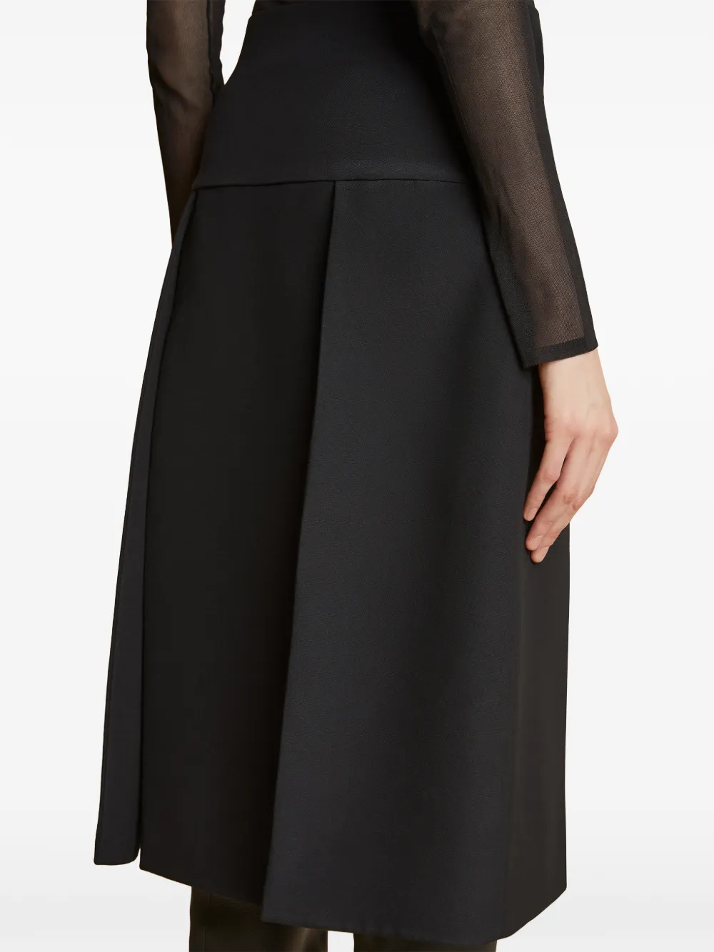 スカート Khaite Kidd' Skirt KHAITE Kidd Midi Skirt | Black | FARFETCH
