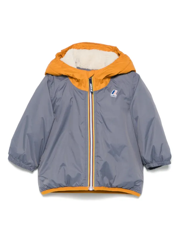 K Way Kids Giacca Claudine Orsetto Grigio FARFETCH IT