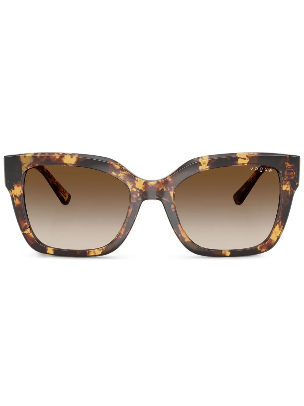 Vogue Eyewear Zonnebril met rechthoekig montuur Bruin