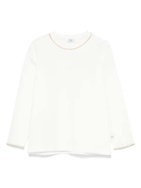 Il Gufo lurex-detailing T-shirt
