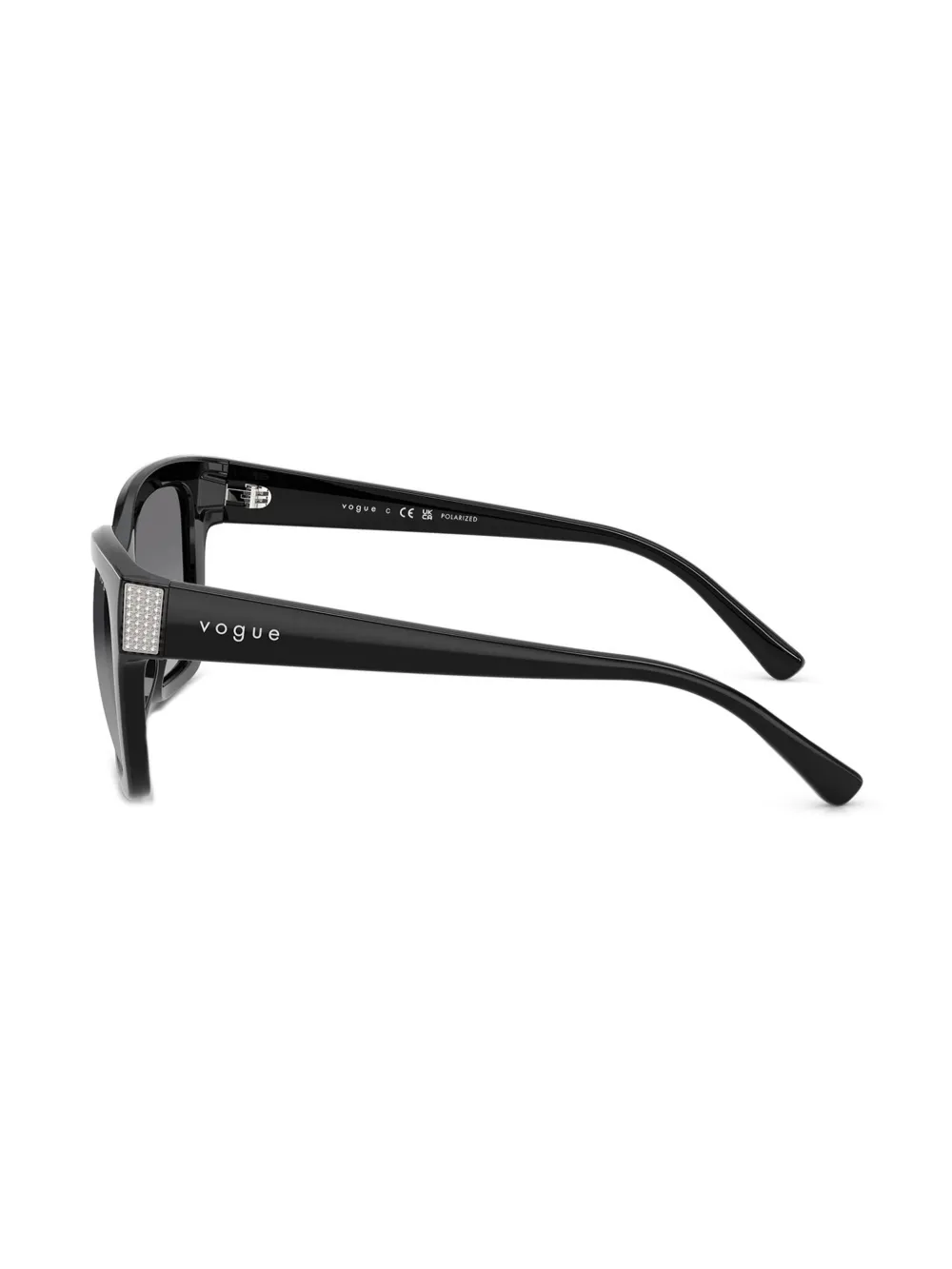 Vogue Eyewear Zonnebril met rechthoekig montuur Zwart