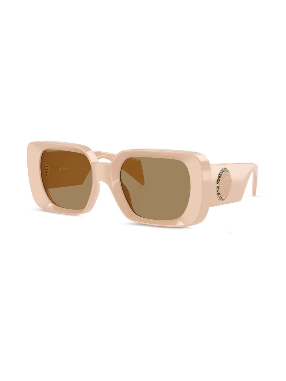 Versace Eyewear Zonnebril met Medusa plakkaat - Beige