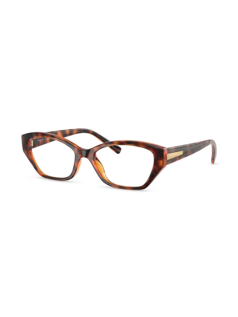 Vogue Eyewear Bril met rechthoekig montuur - Bruin