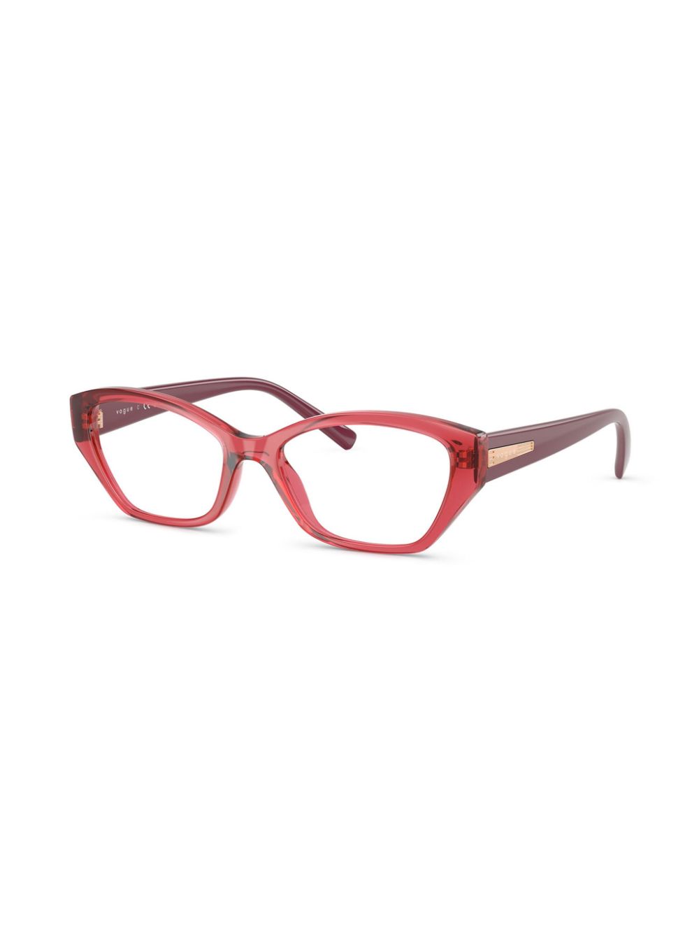 Vogue Eyewear Bril met geometrisch montuur - Rood