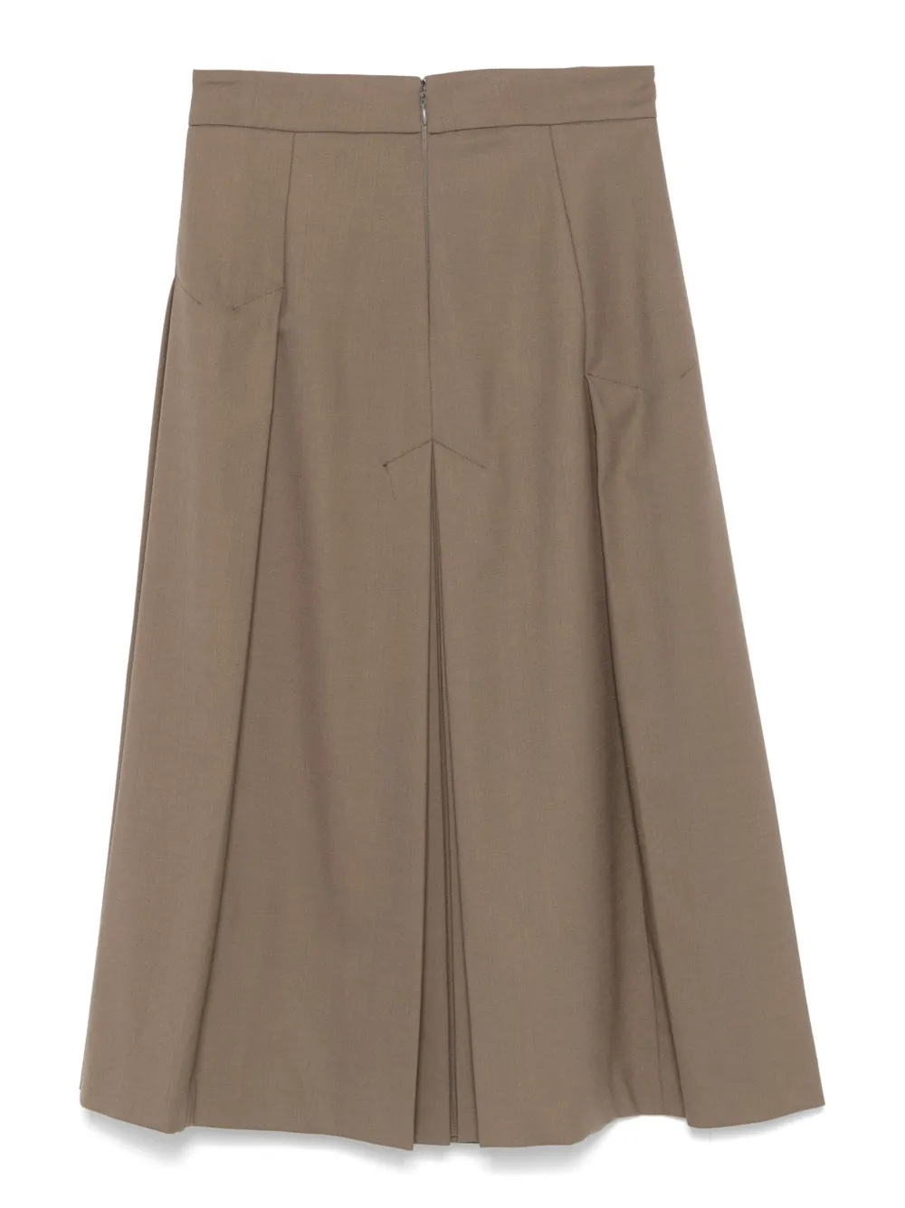 Tela Spina midi-rok - Bruin