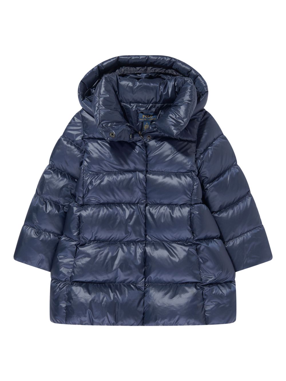 POLO RALPH LAUREN KIDS Gewatteerde jas met capuchon Blauw