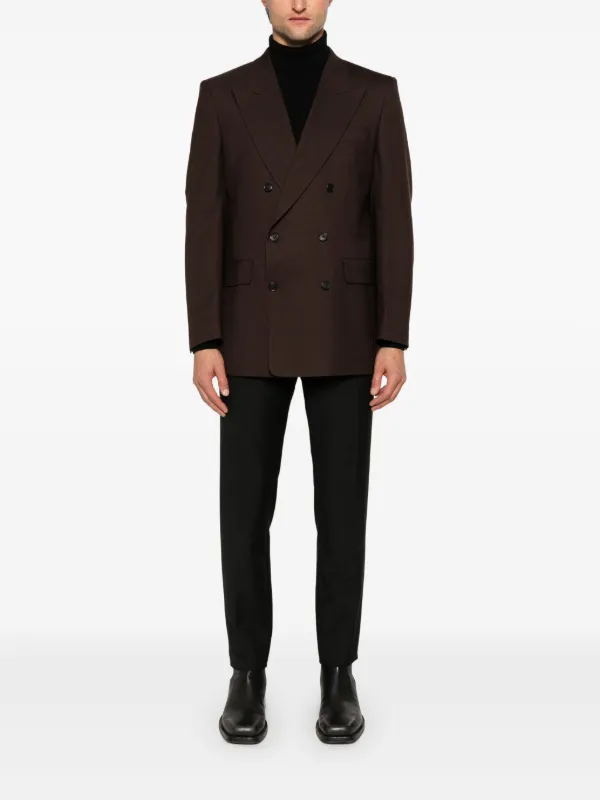 【amo】ULTERIOR DB Jacket Roast Brown Boxy DB Jacket | PRGRSS Store