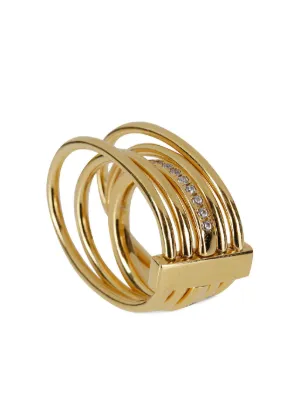 指輪・リング PANCONESI FW25 \"SOLAR CRYSTAL\" RING (CAO FG009 S GOLD) Panconesi - Solar Crystal Ring