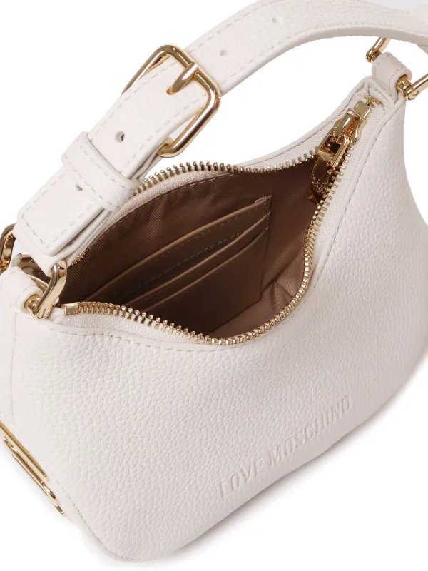 Love Moschino logo-lettering Mini Bag White FARFETCH IN