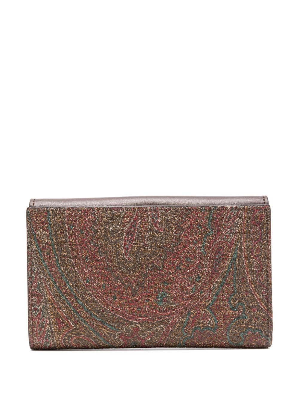 ETRO Portemonnee met paisley-print - Bruin