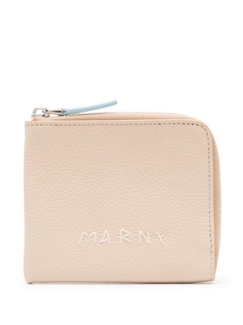 Marni embroidered-logo wallet