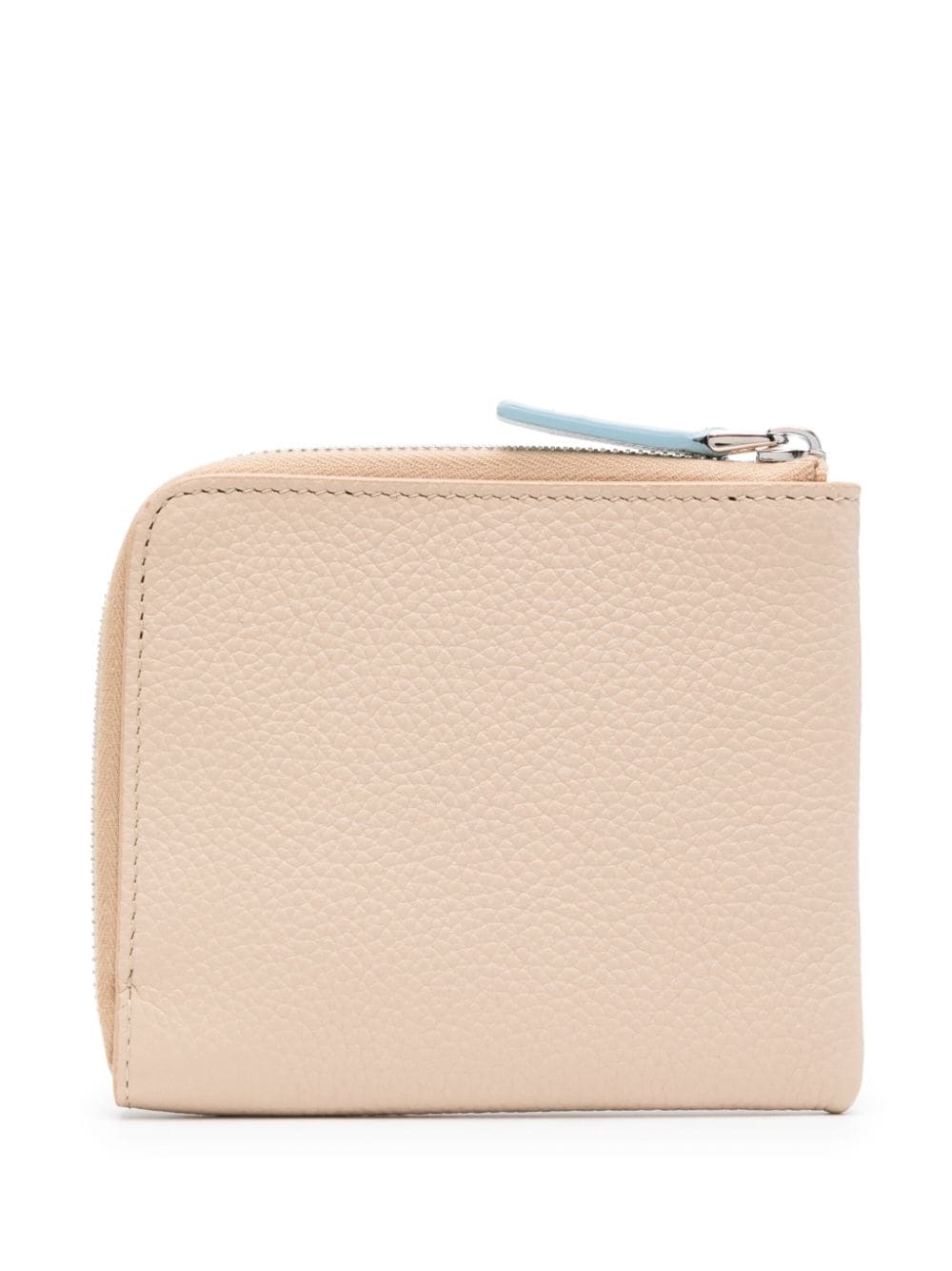 Shop Marni Embroidered-logo Wallet In Neutrals