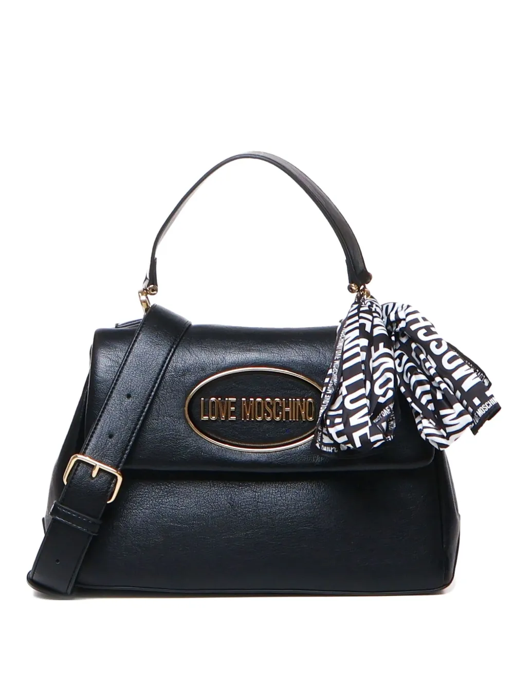 Love Moschino Crossbodytas met logo Zwart