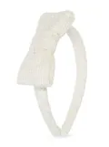 Patachou tweed headband - White