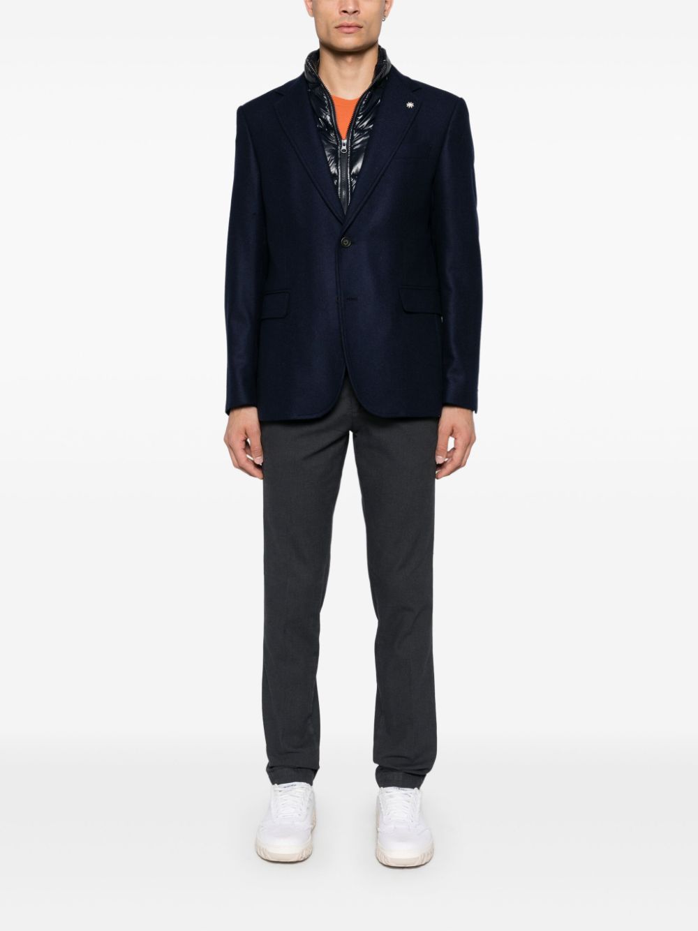 Manuel Ritz layered blazer - Blauw