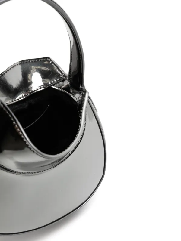 Mugler Mini Smooth Spiral Curve 02 Bag | Silver | FARFETCH JO Mugler Mini Smooth Spiral Curve 02 Bag | Silver | FARFETCH JO