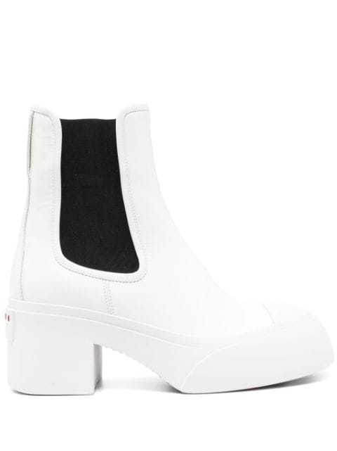 Marni 70mm leather Chelsea boots