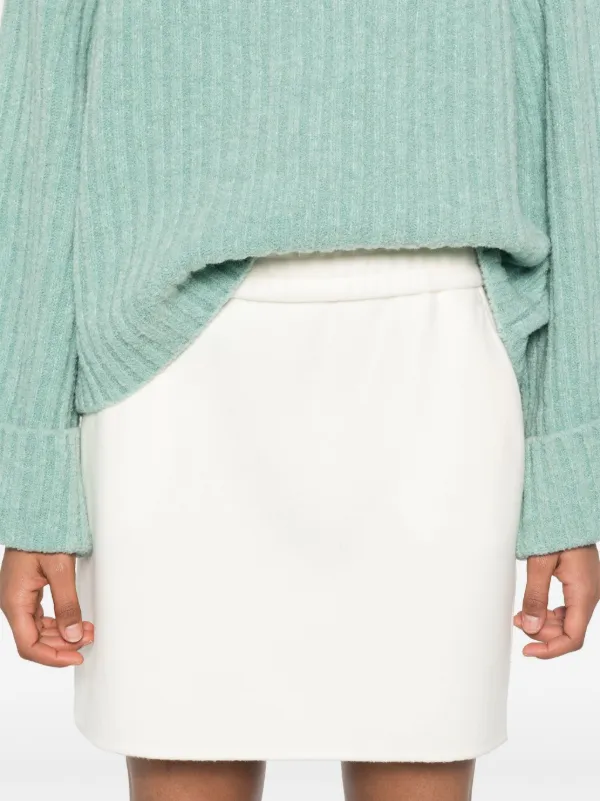 Max Mara Onagro Mini Skirt | White | FARFETCH PH