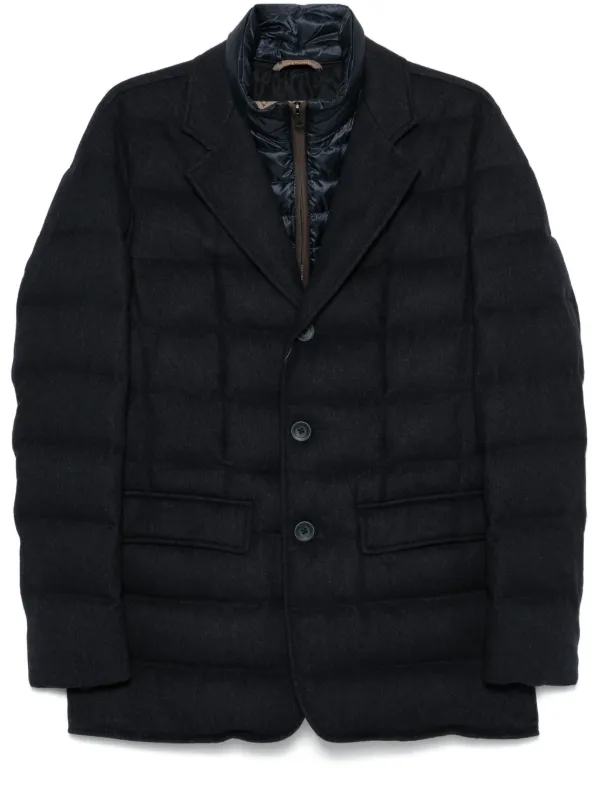 Herno Layered Jacket Blue FARFETCH HU