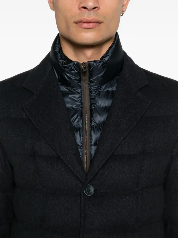 Herno レイヤード ジャケット | ブルー | FARFETCH JP HERNO