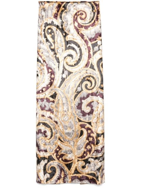 ETRO paisley-print maxi skirt